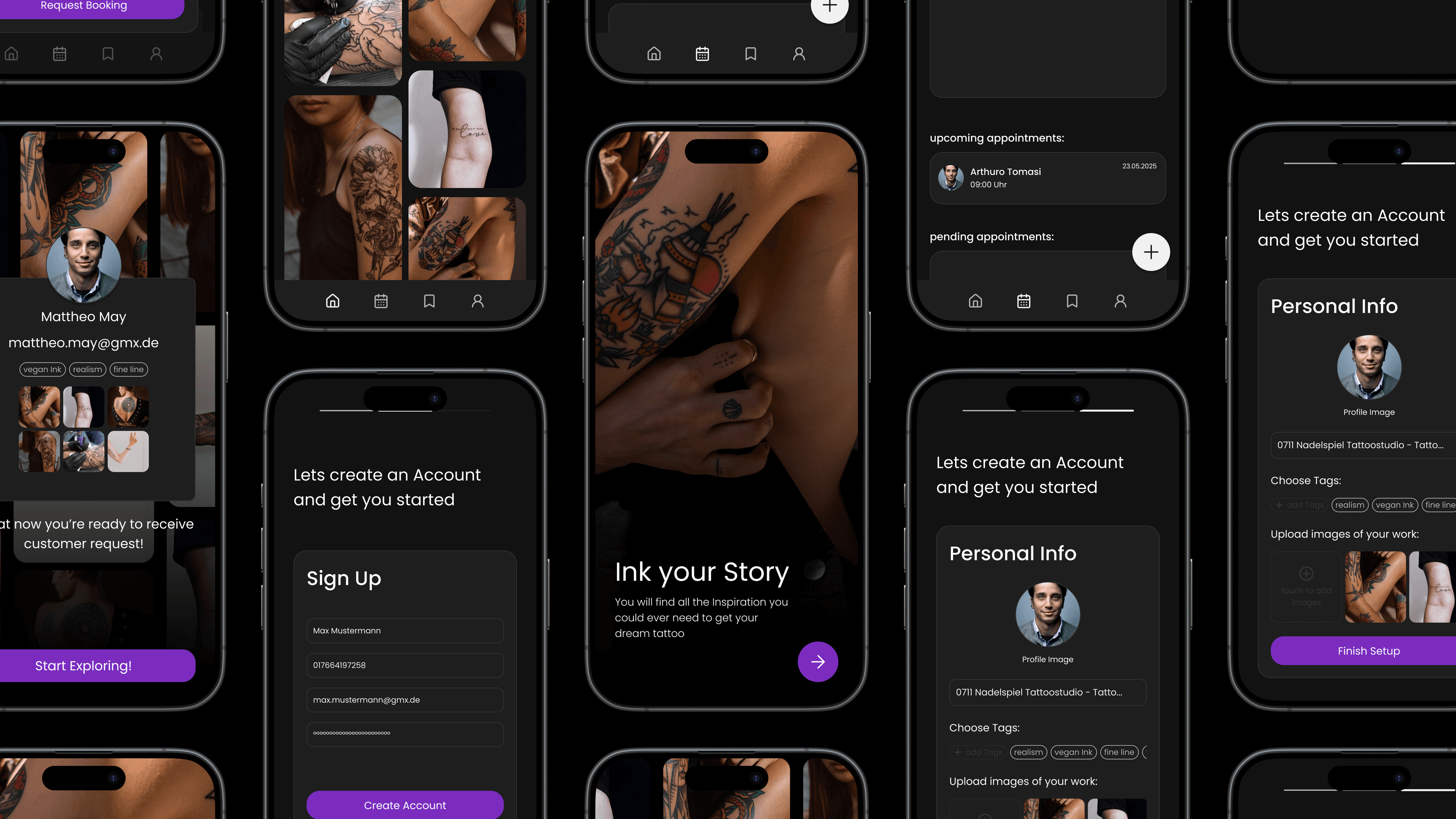 Inkfinder App Design